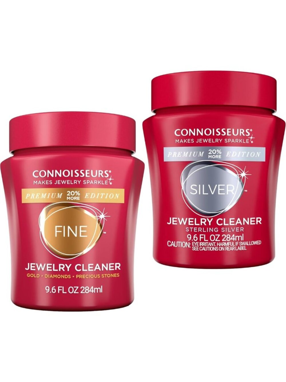 Jewelry Cleaner Solution Bundle - 2 Pack, 9.6 fl oz - Effective & Safe for All